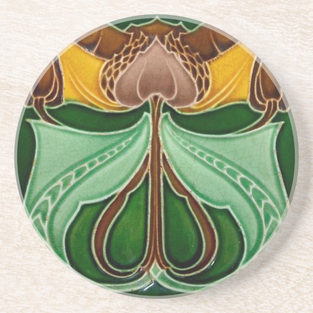 underlägg sandsten Underlägg Art nouveau (Framsidan)