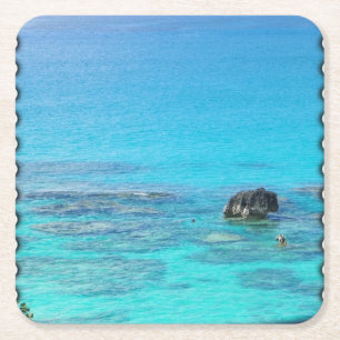 Underlägg ~ Sea of Blue Papper Kvadrat