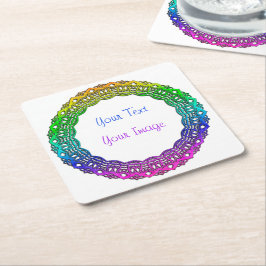 Underlägg - Snöre liknande Multifärgad Ram