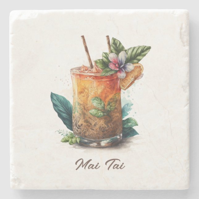 Underlägg, Stone - Mai Tai Stenunderlägg (Framsidan)