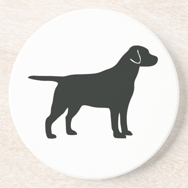 underlägg svart lab Hund (Framsidan)