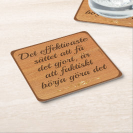 Underlägg — Uträtta