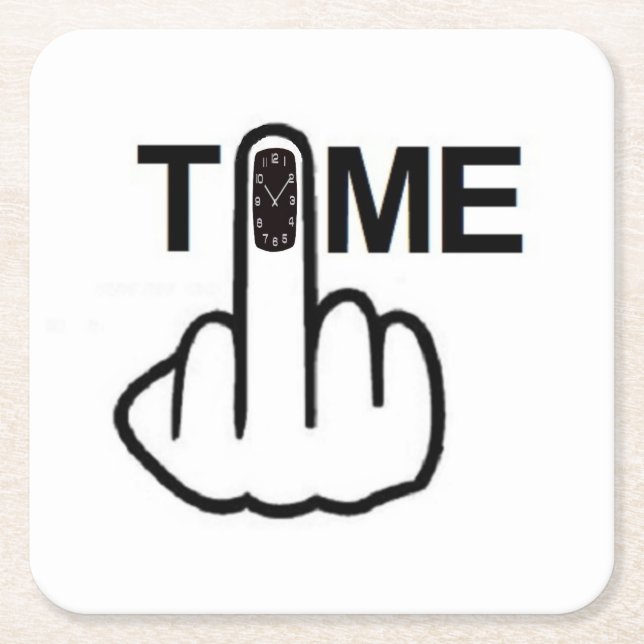 Underlägg väntetid papper kvadrat (Framsidan)