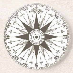Underlägg vintage Compass Ro Stone