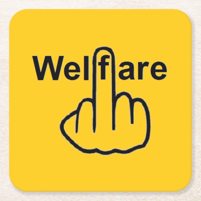 Underlägg Welfare Flip Papper Kvadrat (Framsidan)