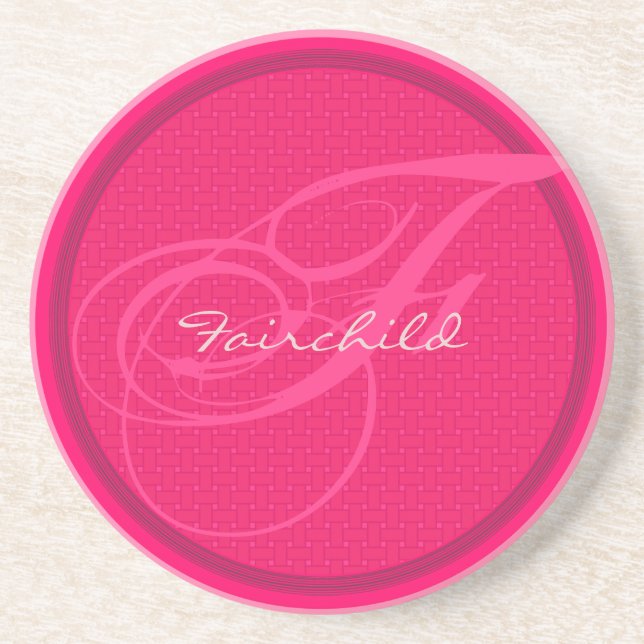 Underläggen om Basket Monogram Bröllop-årsdagen Underlägg (Framsidan)