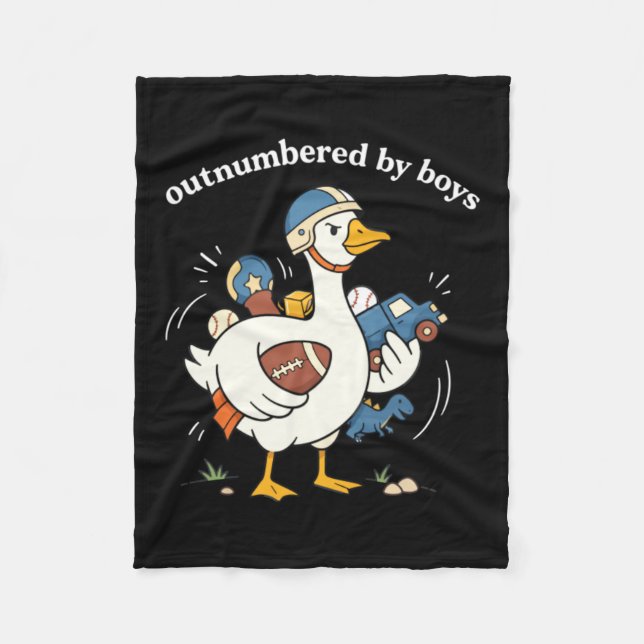 Underlägset Grafisk Fleecefilt (Framsidan)