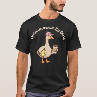 Underlägsna För Flickor Gås Mamma Softboll Mors Da T Shirt