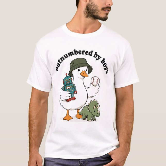 Underlägsna Pojkar Mors Dag T Shirt (Framsida)