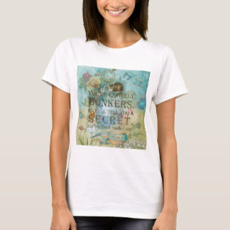 Underland - bonkers citationstecken - Alice i T Shirt