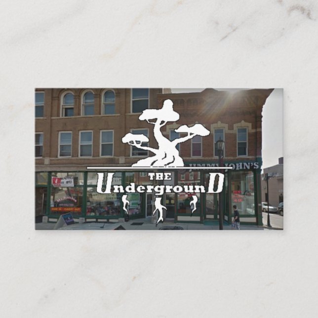 Underland Business i centrala staden Visitkort (Framsida)