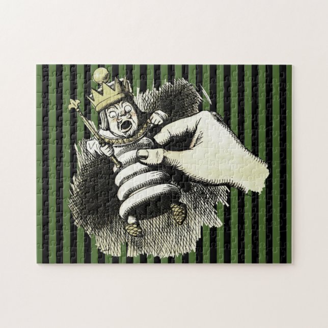 Underland Kung i Hearts på Rand Pussel (Horisontell)