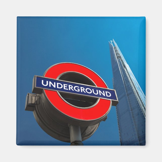 Underland vid Shard Square Magnet (Framsidan)
