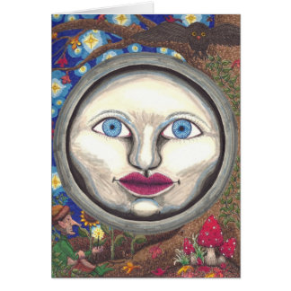 Underlandmåne Hälsningskort