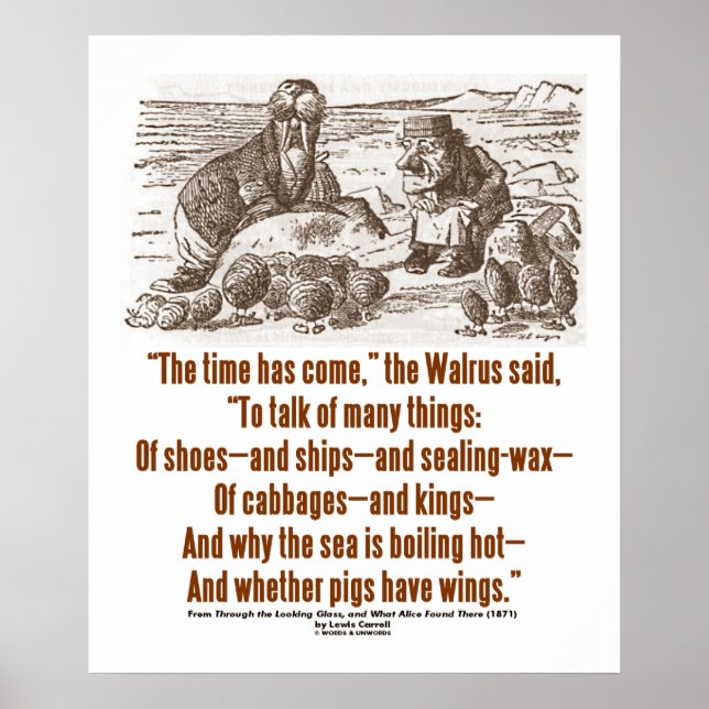 Underlandstiden har Kom genom Tittar glas Poster (Framsidan)