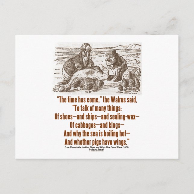 Underlandstiden har Kom genom Tittar glas Vykort (Framsida)