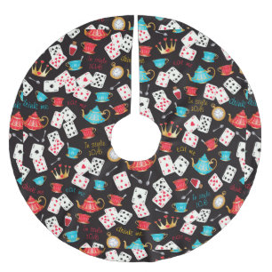Underlandtryck Julgransmatta Borstad Polyester