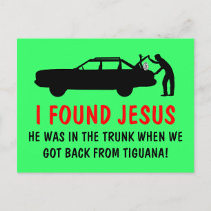 Underlig ateist jag hittade Jesus Vykort