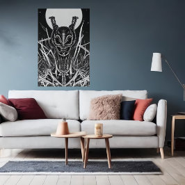 Underlig bisarr utlänning porträtt | AI Art Poster