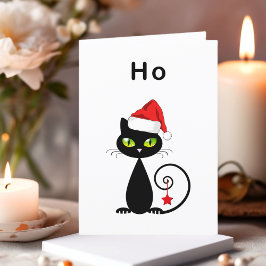 Underlig Black Sitta Jultomten-julklapp Helgkort