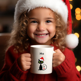 Underlig Black Sitta Jultomten-julklapp Kaffemugg