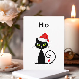 Underlig Black Sitta Jultomten-julklapp Vykort
