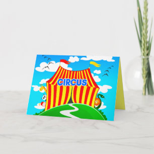 Underlig cirkus, hälsningskort kort
