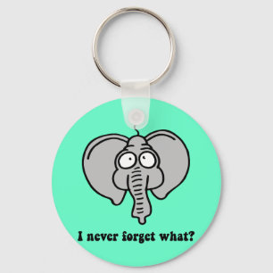 Underlig elefant nyckelring