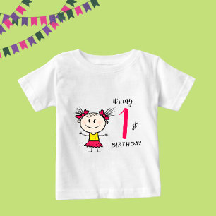 Underlig flicka t shirt