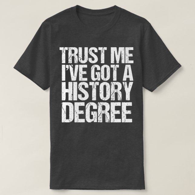 Underlig historik Major Studenten T Shirt (Design framsida)