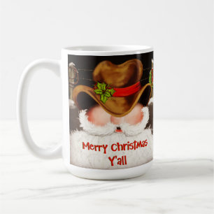 Underlig jul Cowboy Santa Kaffemugg