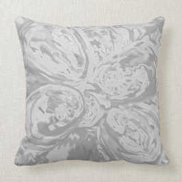 Underlig konst dekorativ kudde elegant klassisk gr