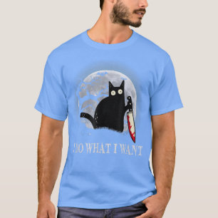Underlig svart katt jag gör vad jag vill ha Cat Sc T Shirt