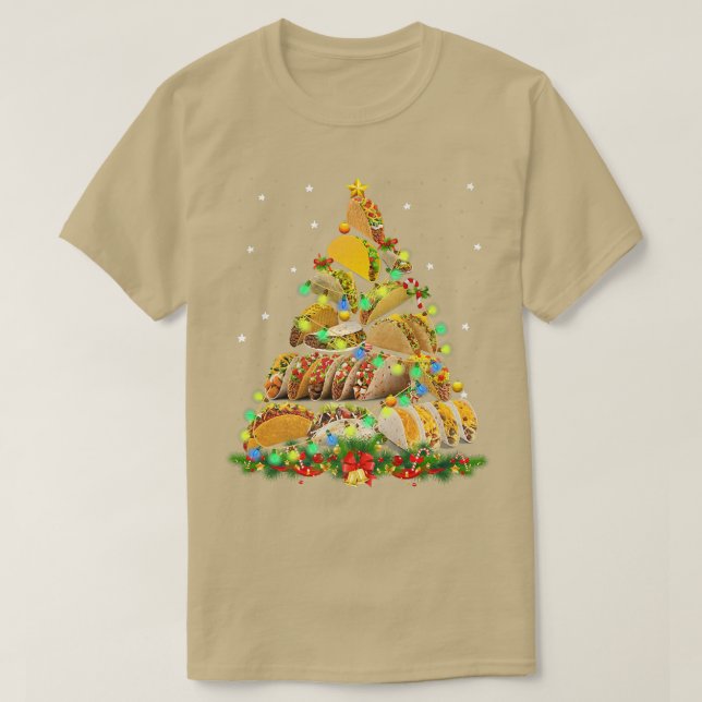 Underlig Tacos Julgran Ugly God Julsötare T Shirt (Design framsida)
