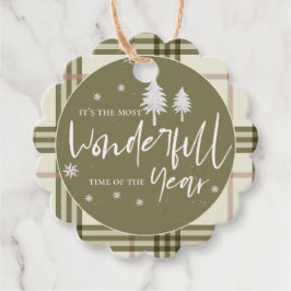 Underlig tid på året Tute Plade-jul Gåvor Etiketter