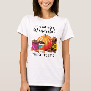 Underlig tidpunkt för årets höstpumpa t shirt