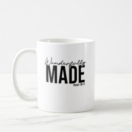 Underligt framlagt: Psalms 139:14 - Christian Gift Kaffemugg