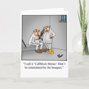 Underligt hälsningskort för födelsedagshälsning i  kort