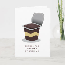 Underligt hälsningskort för Retro Pudding Teacher Kort