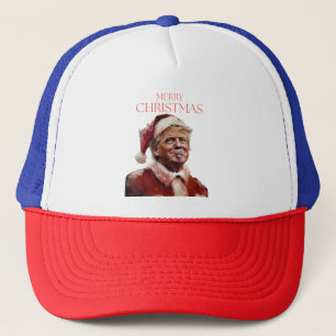 Underligt Trump Jultomten-julkort Keps