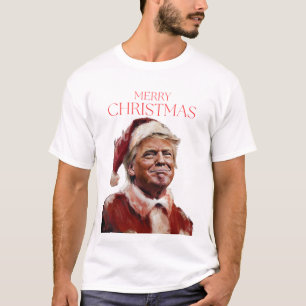 Underligt Trump Jultomten-julkort T Shirt
