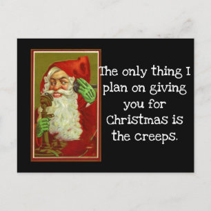 Underligt Vintage Santa Helgdag Postcard Vykort