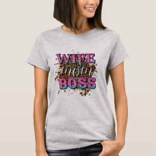 Underlimning av frun Mamma Chef T Shirt