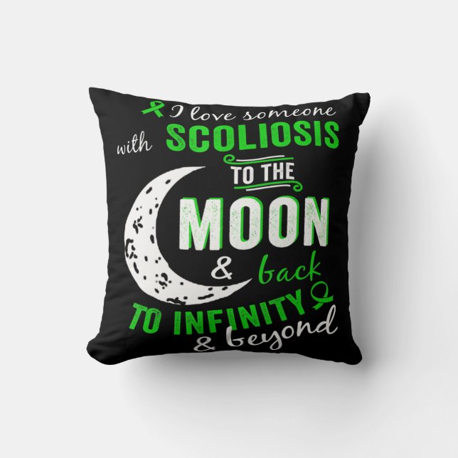 Undermålighet om skolios för kvinnor kudde (Framsida)