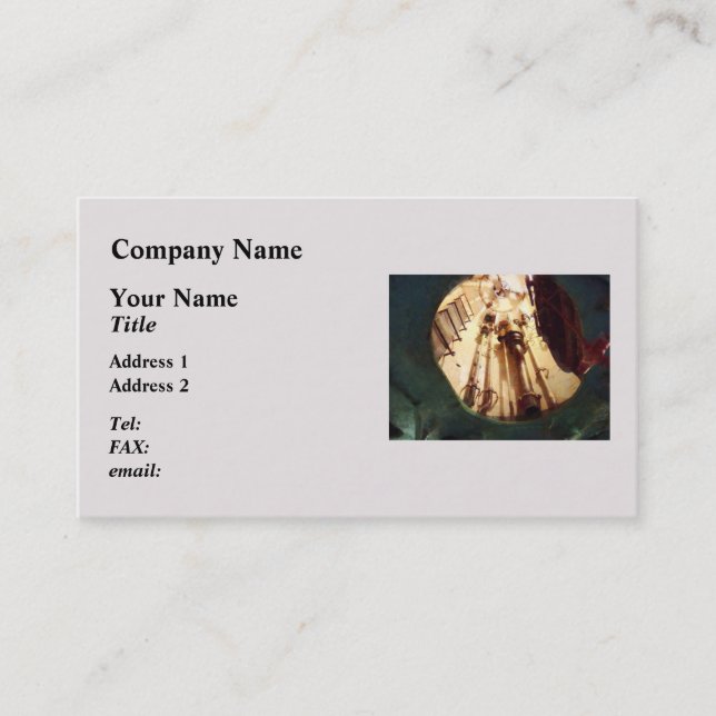 Undermarint Escape Hatch Visitkort (Framsida)