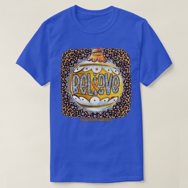 Undernäringsmedvetenhet Tro prydlig Leopard ch T Shirt (Design framsida)