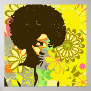 Underordnad blomma poster