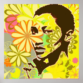 Underordnad blomma poster