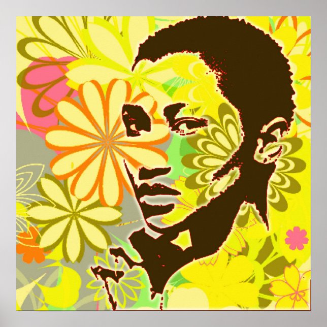 Underordnad blomma poster (Framsidan)