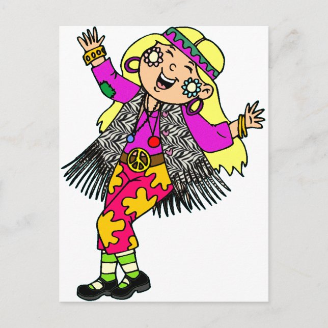 Underordnad blomma vykort (Framsida)